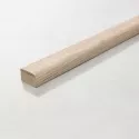 MEBF50L | Millboard® Bullnose Edging Flexible Limed Oak 2400x50x32mm