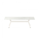 Lexx high dining tafel frame 320x100x95cm. alu chalk