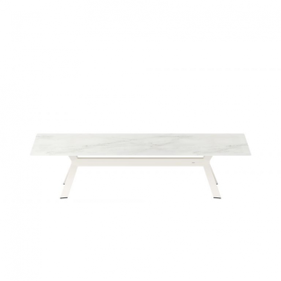 Lexx tafel frame 320x100x75cm. alu chalk