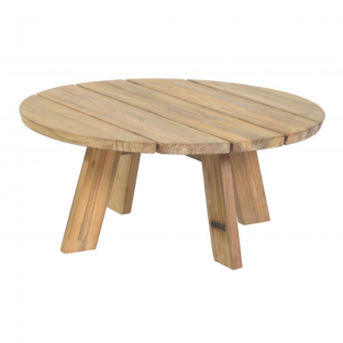 Tarifa lage tafel Ø80x35cm. teak