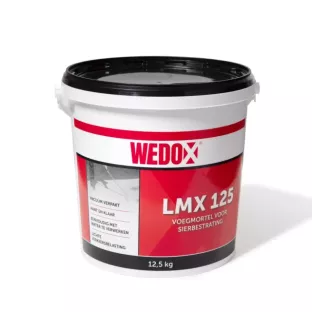 Wedox LMX 125 1K voegmortel 12,5 kg Basalt