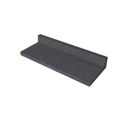 Schellevis Oudhollands Antraciet Traptrede 100x40x15cm