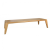 Hybrid low dining tafel 345x117x68,5cm. teak