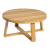 Lazise lage tafel Ø80x38cm. teak