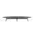 Lexx tafel frame 620x125x75cm. alu antraciet