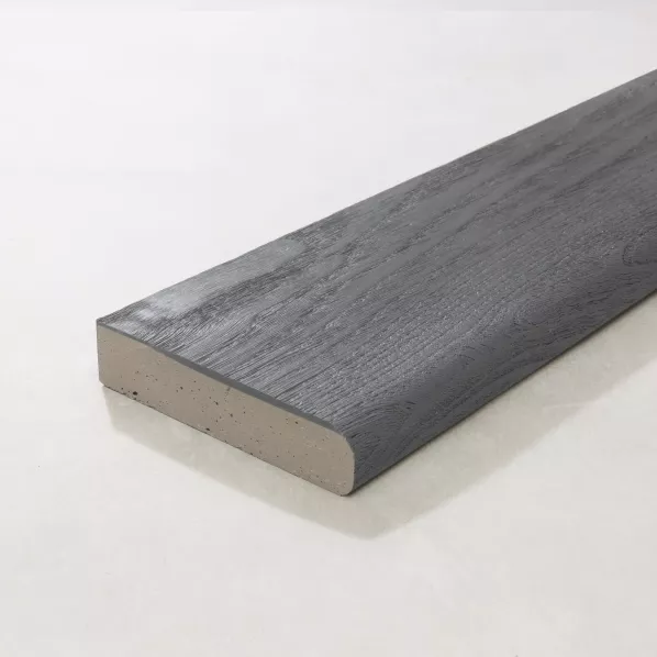 MEBB360B | Millboard® Bullnose Board Brushed Basalt 3600x150x32mm