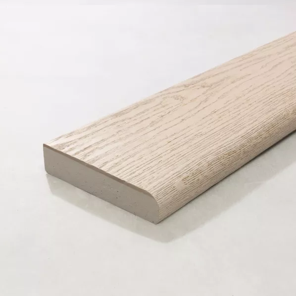 MEBB360L | Millboard® Bullnose Board Limed Oak 3600x150x32mm