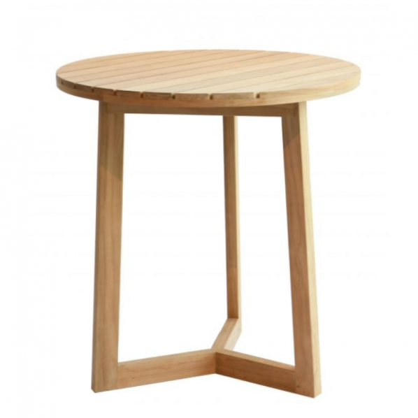 Limone high dining tafel Ø90x95cm. teak