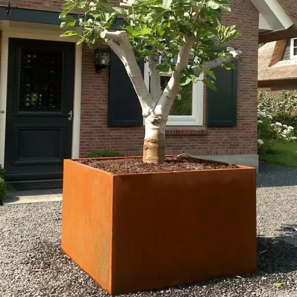 Plantenbak Cortenstaal 100x100x40cm 